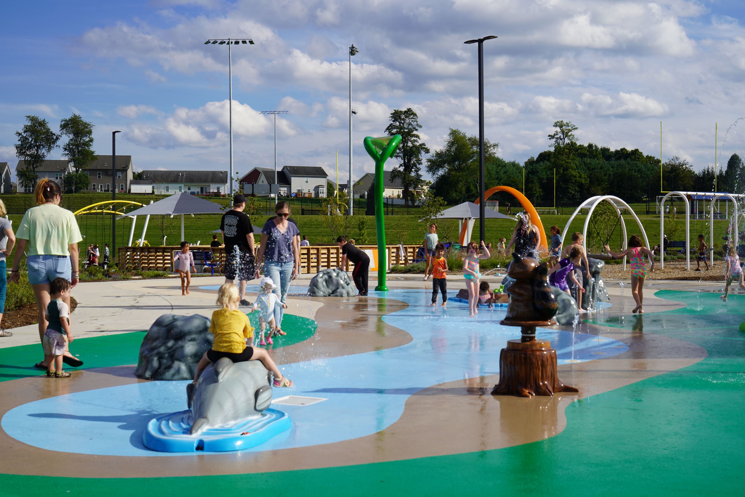 Splash Pad at Christiansburg Huckleberry Park
