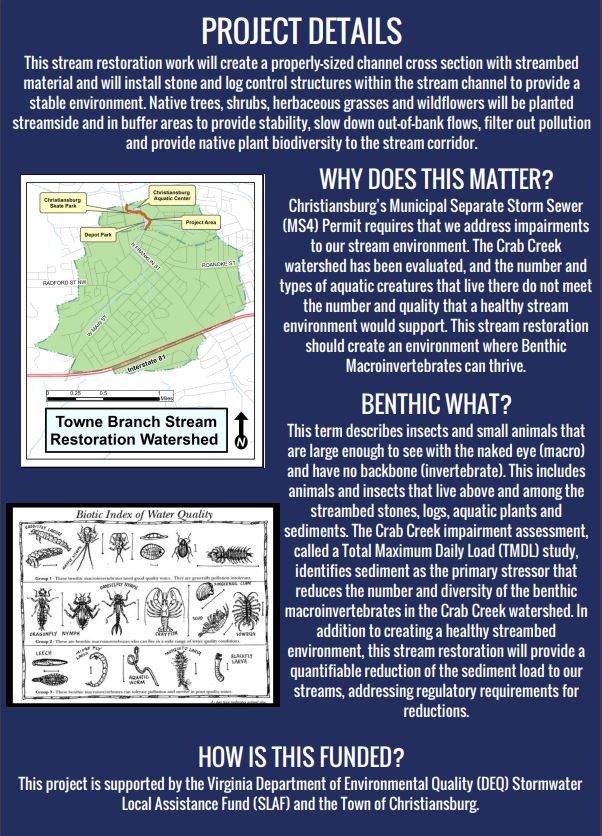 Town Branch Stream Restoration Flyer