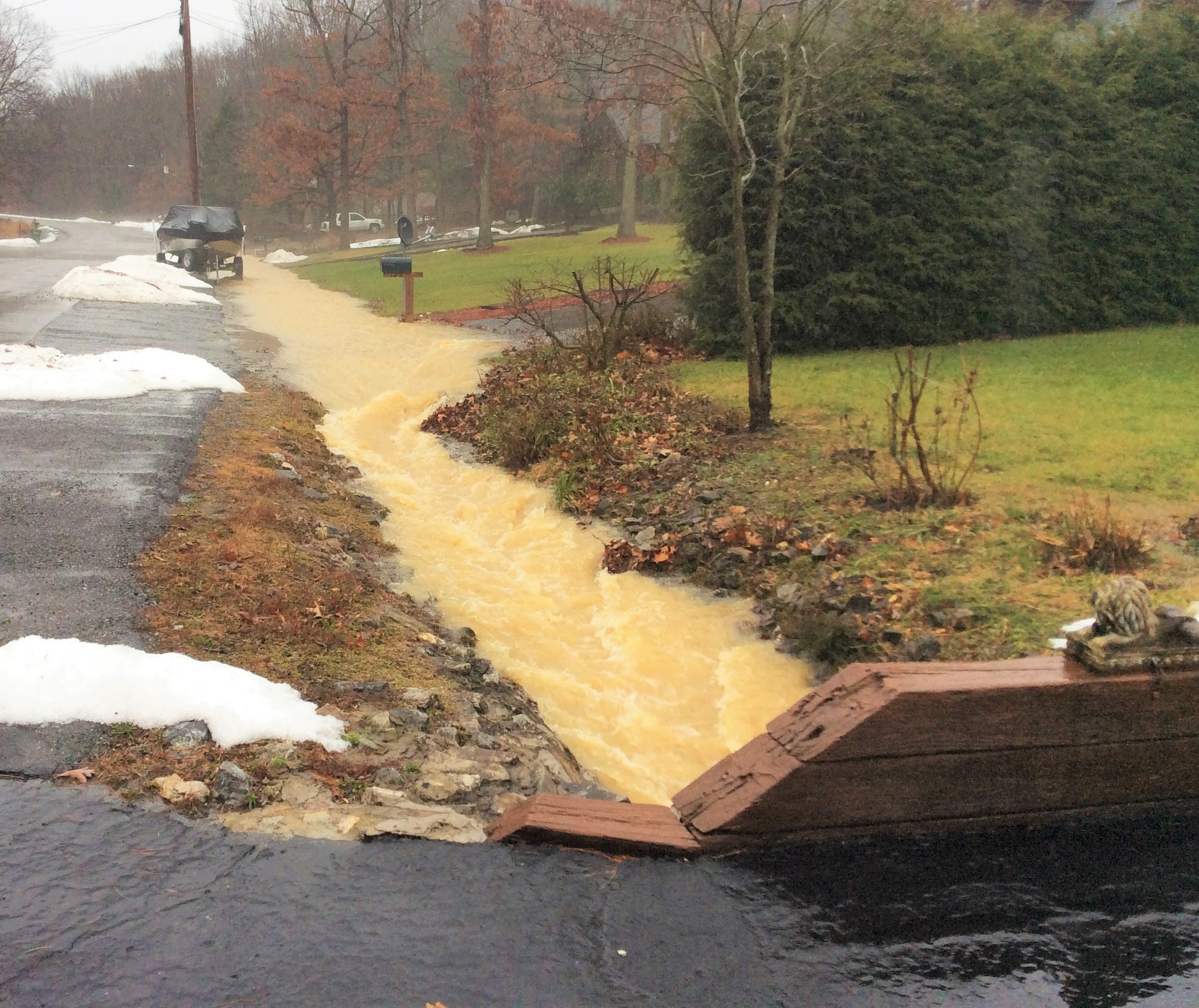An example of the flooding this project will address.