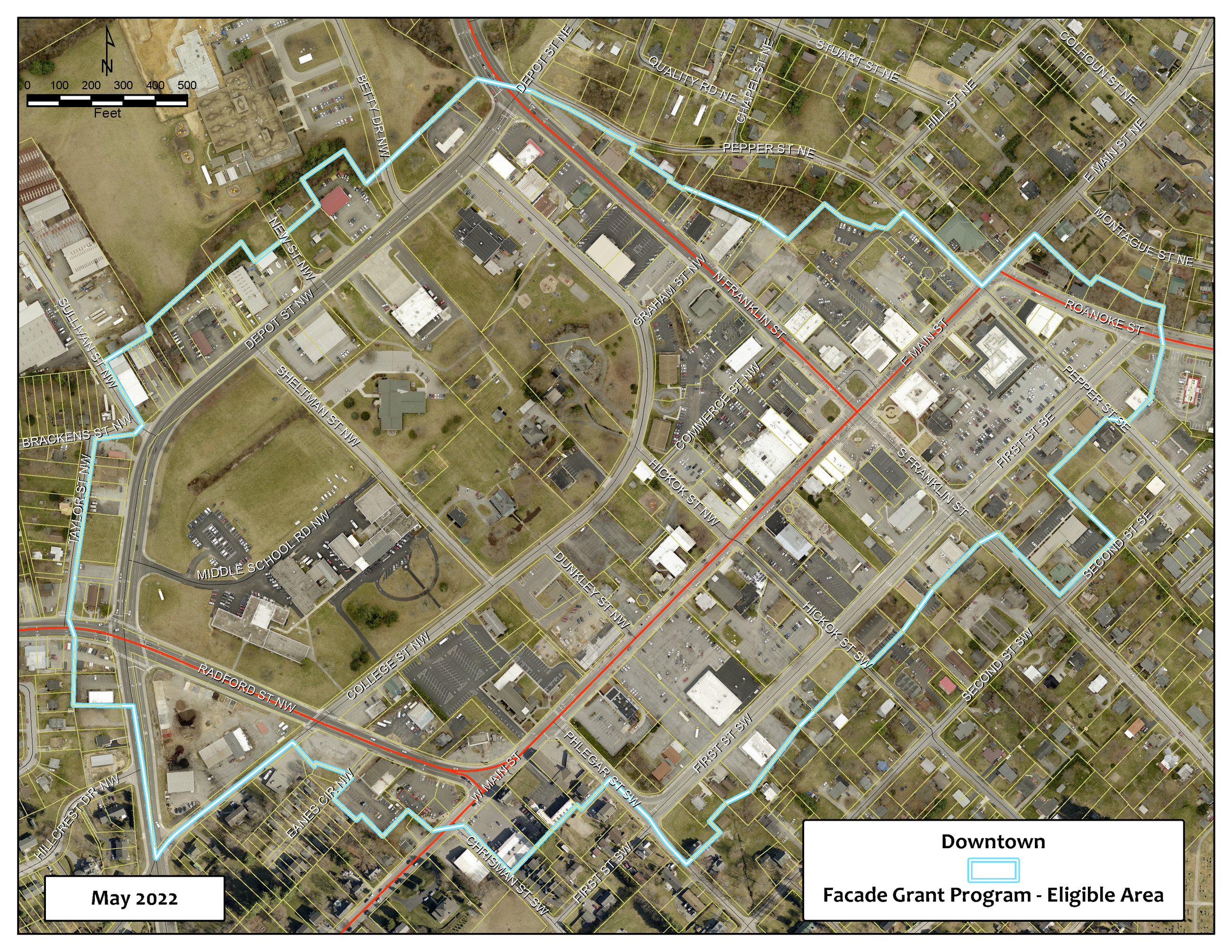 Eligible Downtown Area